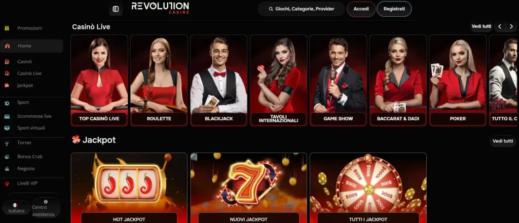 Casinò Live Dealer